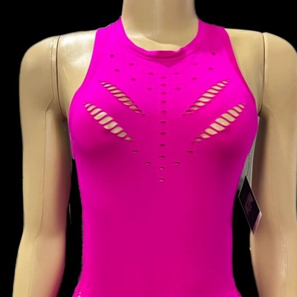 Victoria’s Secret sport Seamless set top M & Seamless High Rise tight Fuchsia S - Picture 4 of 12